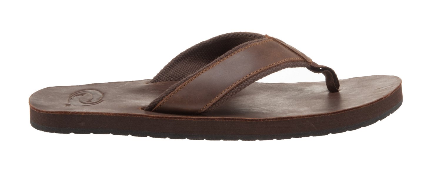 O'rageous® Men's Leather Bottle Opener Flip-Flops thumbnail