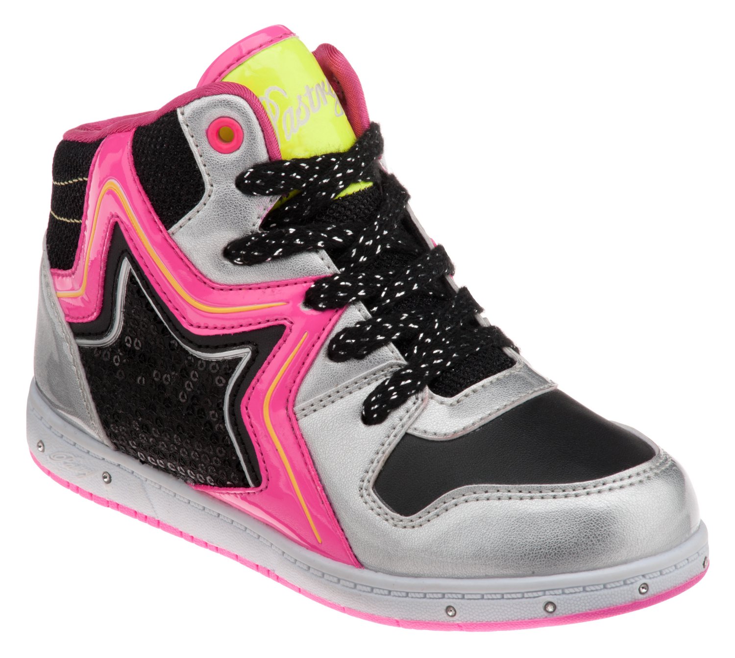 Pastry Kids Girls' Rockstar Fashion High-Top Athletic Lifestyle Shoes thumbnail