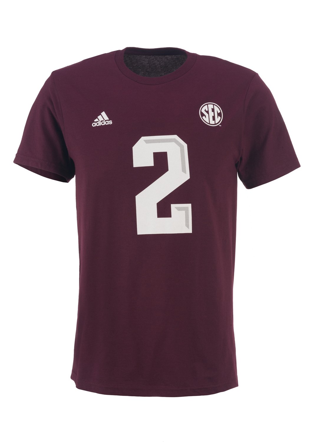 adidas Men's Texas A&M University Code Blue Football T-shirt