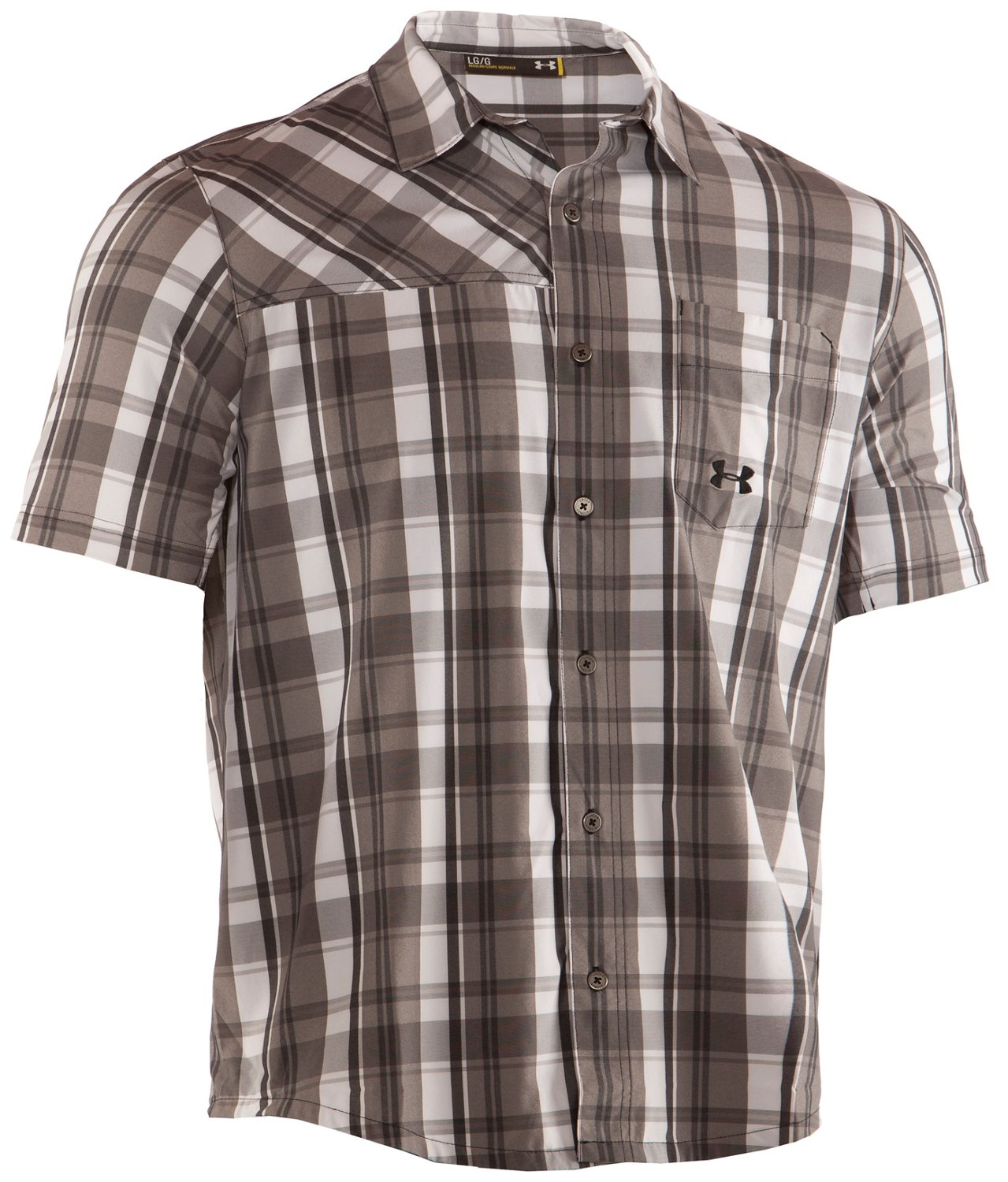 Under Armour® Men's HeatGear® Range Plaid Short Sleeve Shirt