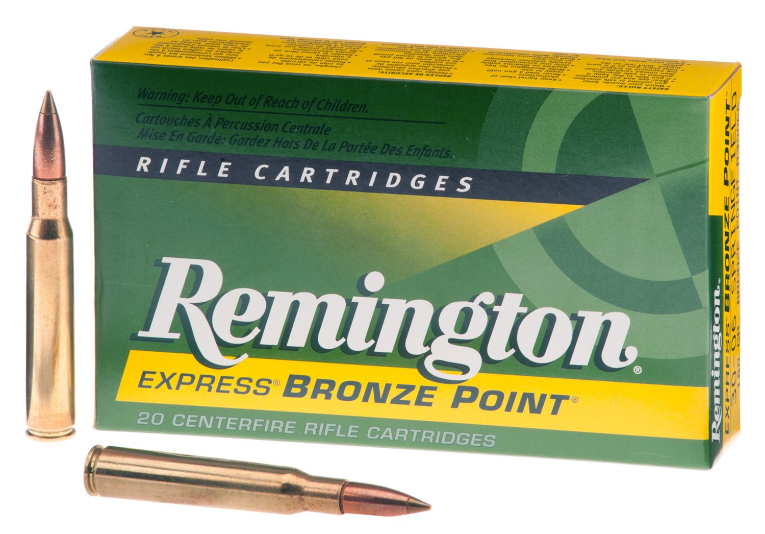 Remington Bronze Point .30-06 Springfield 180-Grain Centerfire Rifle Ammunition