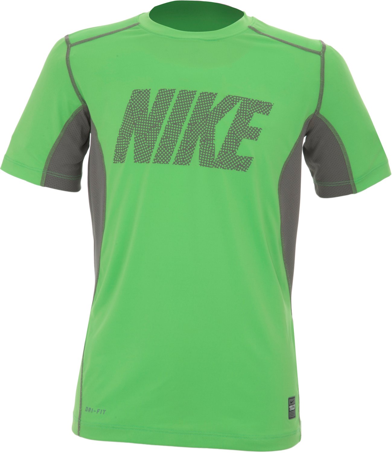 Nike Boys' Pro Combat Core Fitted GFX Short Sleeve Top