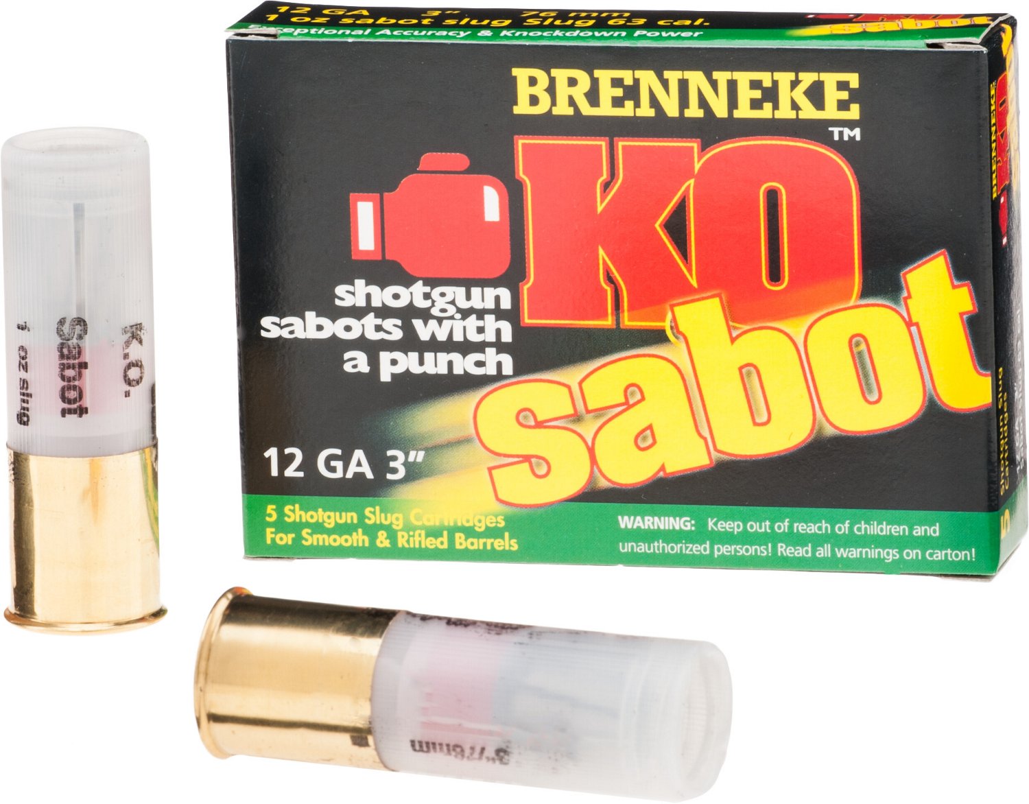 Brenneke KO Sabot 12 Gauge Shotgun Slugs