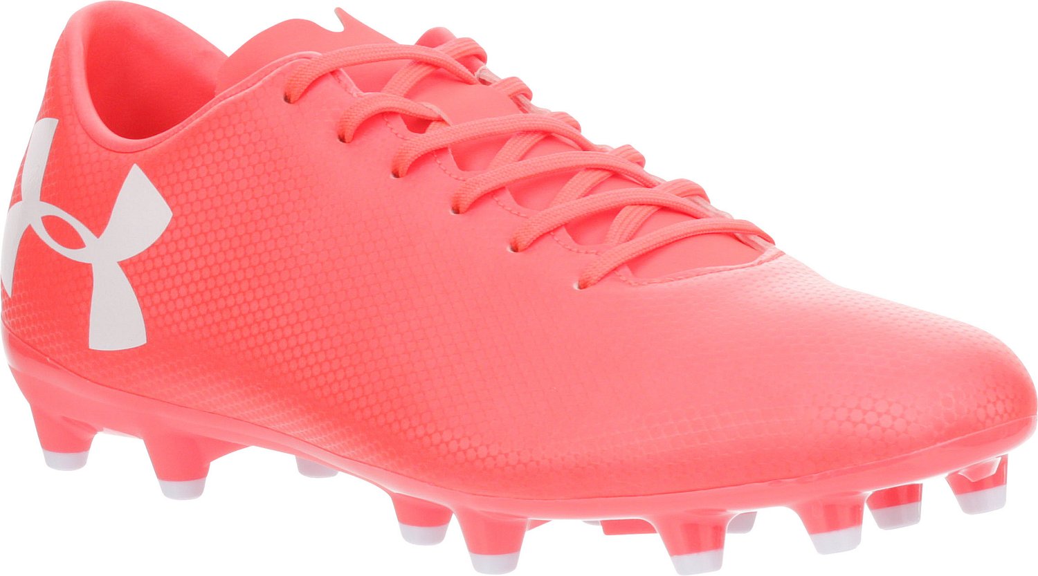 pink under armour soccer cleats