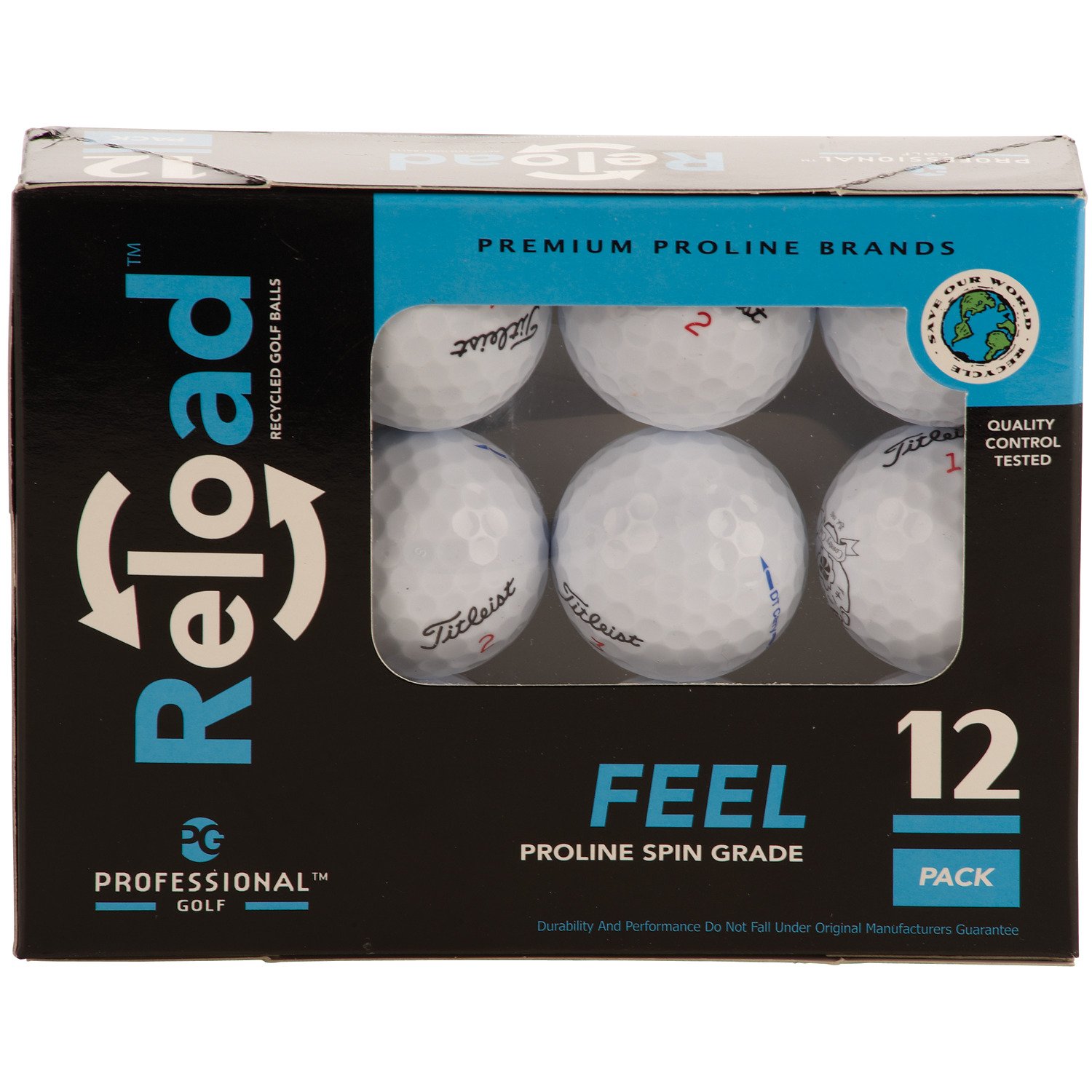 Reload™ Proline Brands Recycled Golf Balls 12-Pack