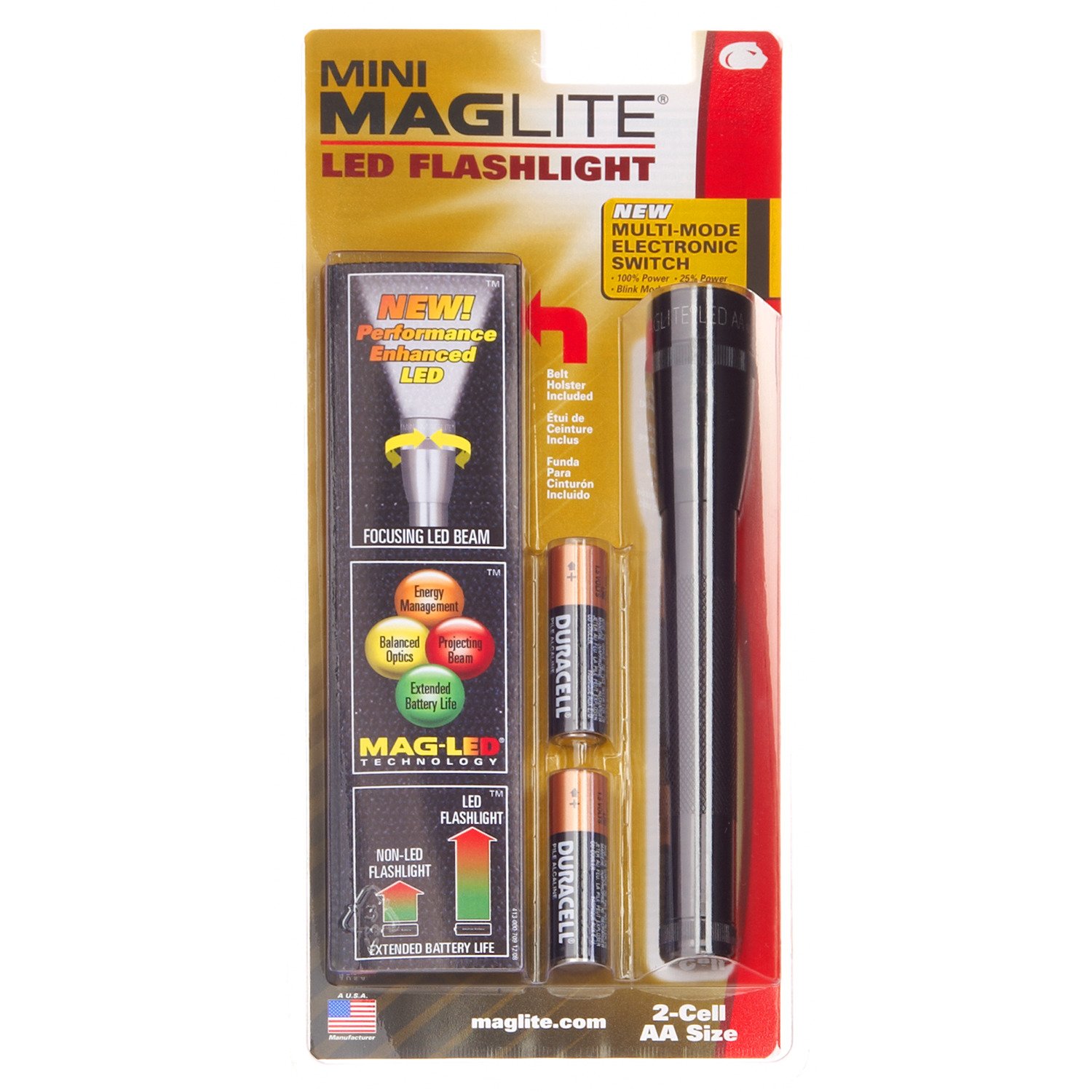 Maglite® Mini Maglite® LED 2-Cell AA Flashlight