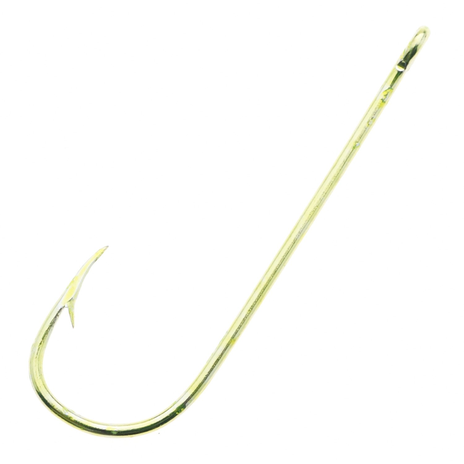 Eagle Claw Lazer Light Wire Non-Offset Single Hooks 10-Pack