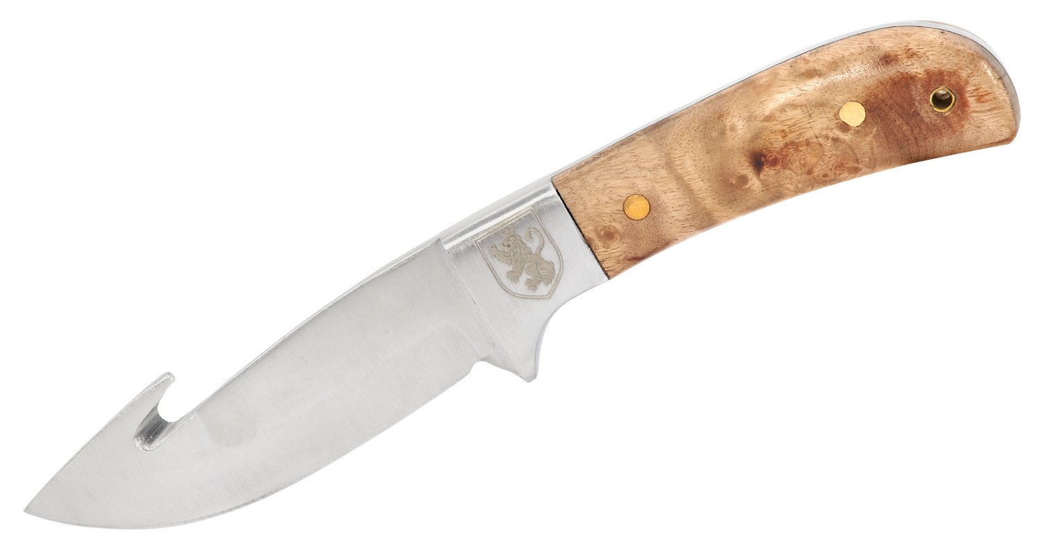 Monarch Skin Fixed Hunting Knife with Gut Hook