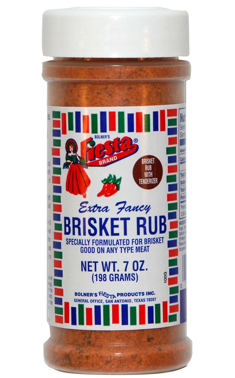 Bolner Fiesta 7 oz. Brisket Rub