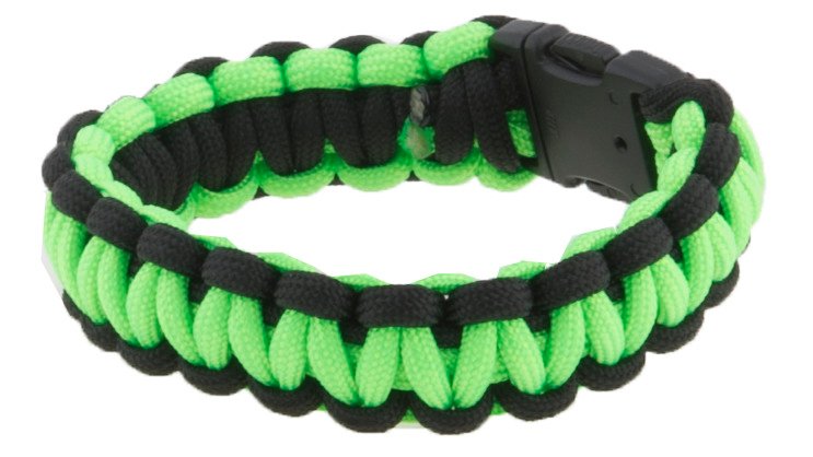 Bison Designs Paracord Side-Release Cobra Medium Survival Bracelet