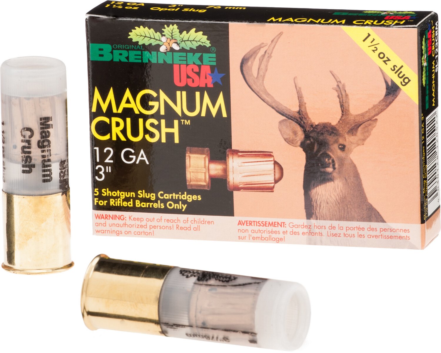 Brenneke Magnum Crush 12 Gauge Shotgun Slugs