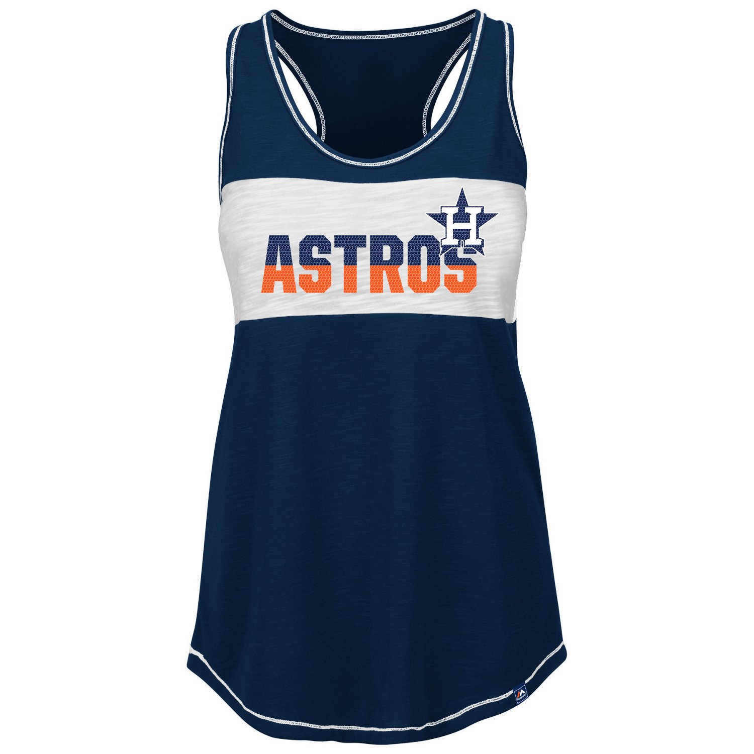 Majestic Women's Houston Astros Game Time Glitz Tank Top Academy