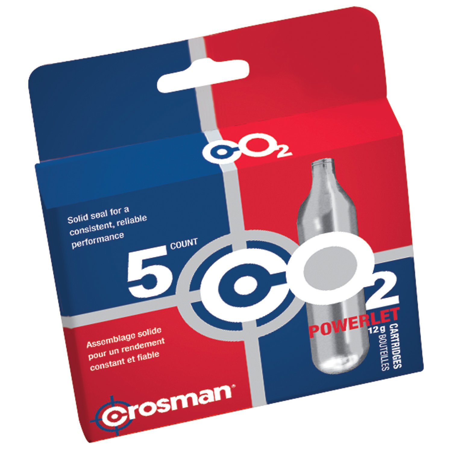 Crosman Copperhead Powerlet 12-Gram CO2 Cartridges 5-Pack