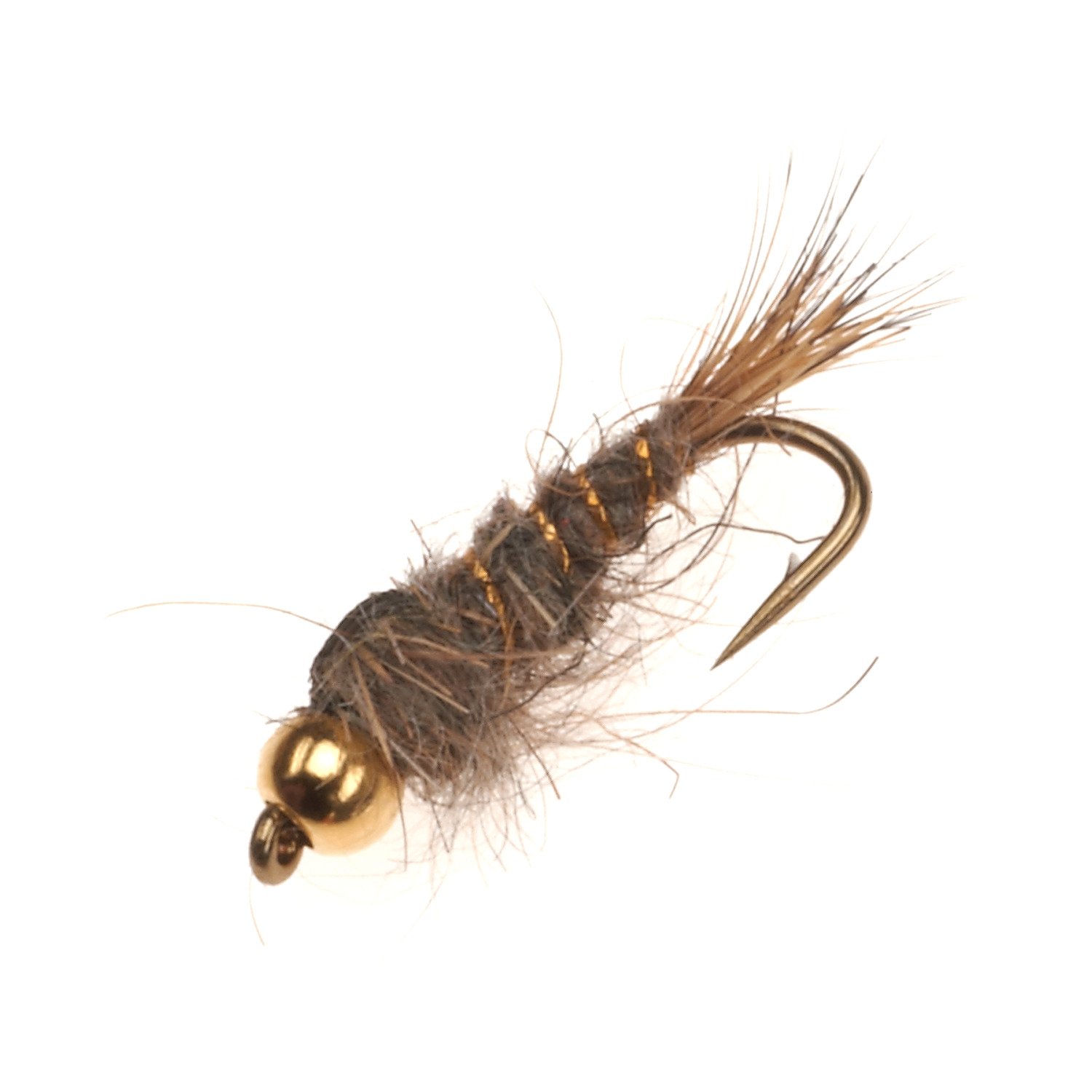 Superfly™ Natural Hares Ear 0.5" Flies 2-Pack