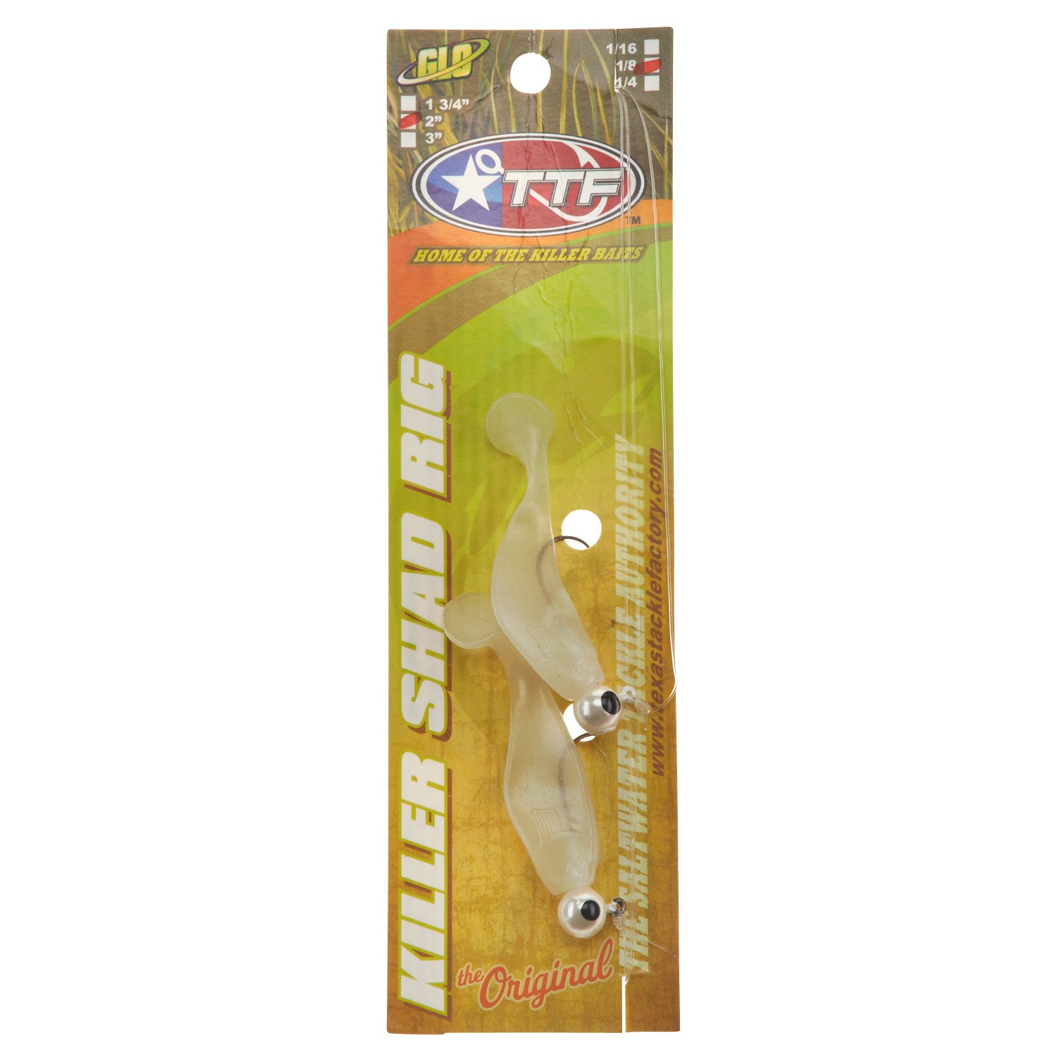 Texas Tackle Factory Double Shad 1/8 oz Rig