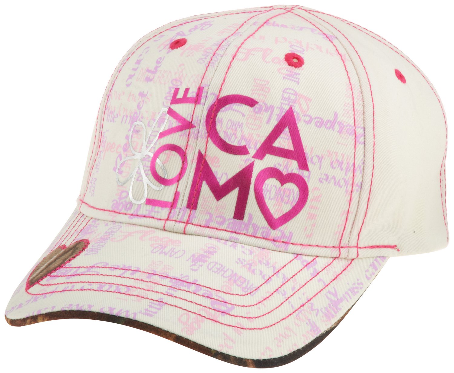 Paramount Apparel Girls' Love Camo Cap