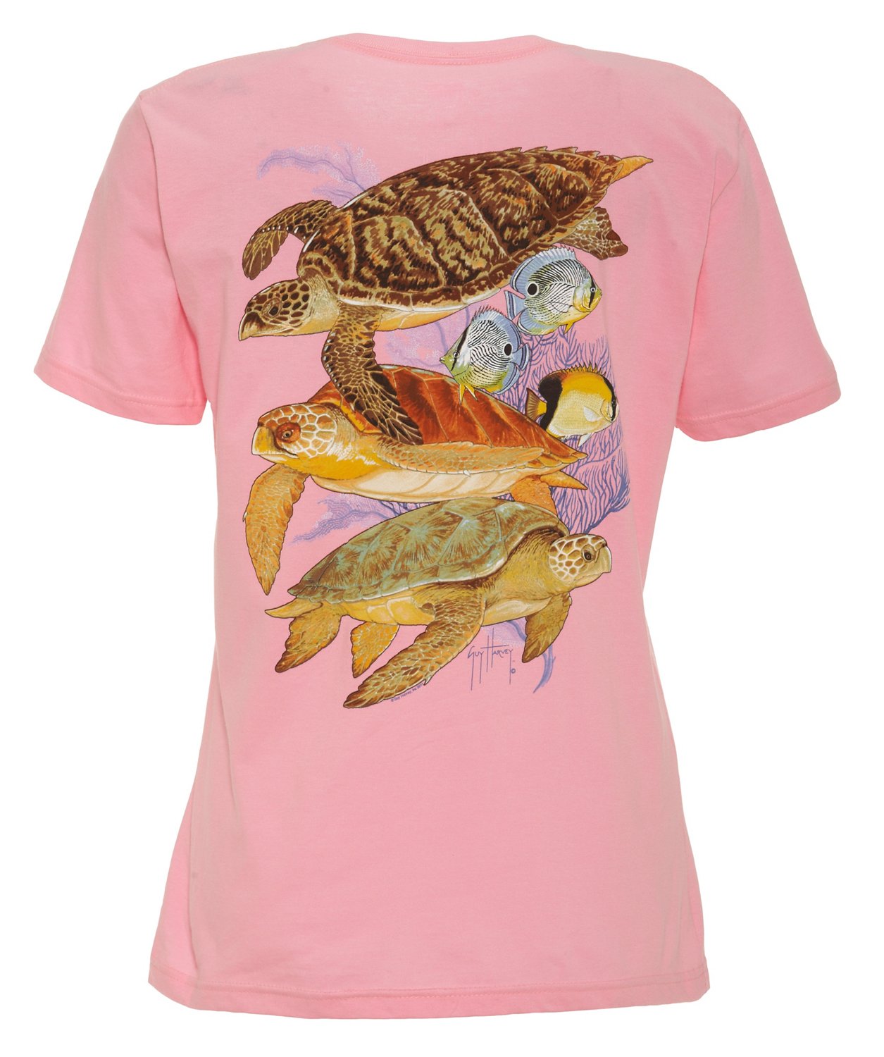 Guy Harvey Women's Cayman Turtle Reef T-shirt