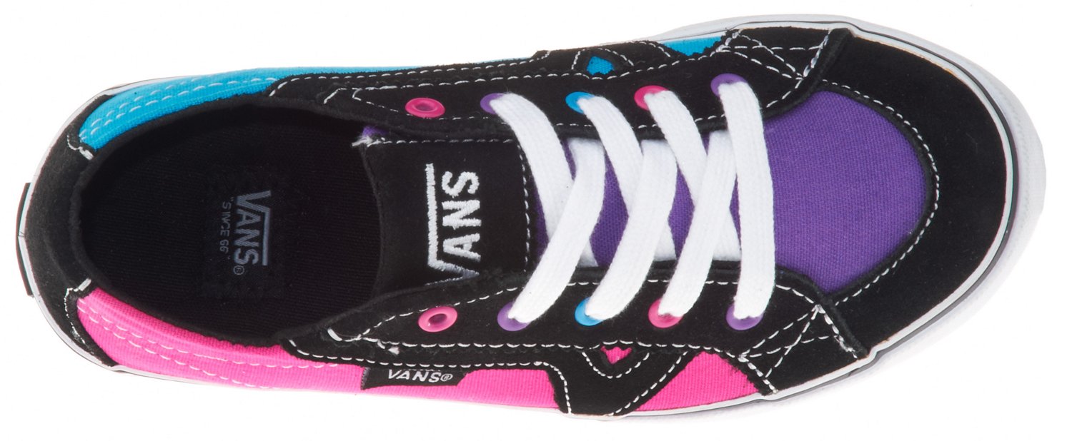 Vans Girls' Tory Vulcanized Athletic Lifestyle Shoes thumbnail