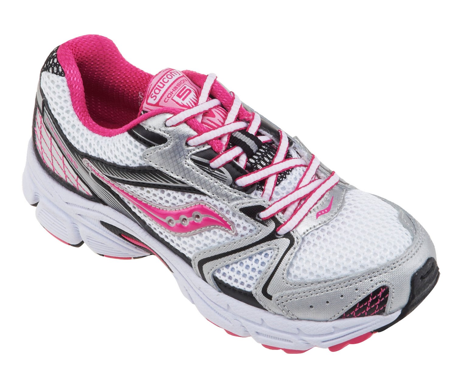 Saucony Girls' Cohesion 5 Running Shoes thumbnail