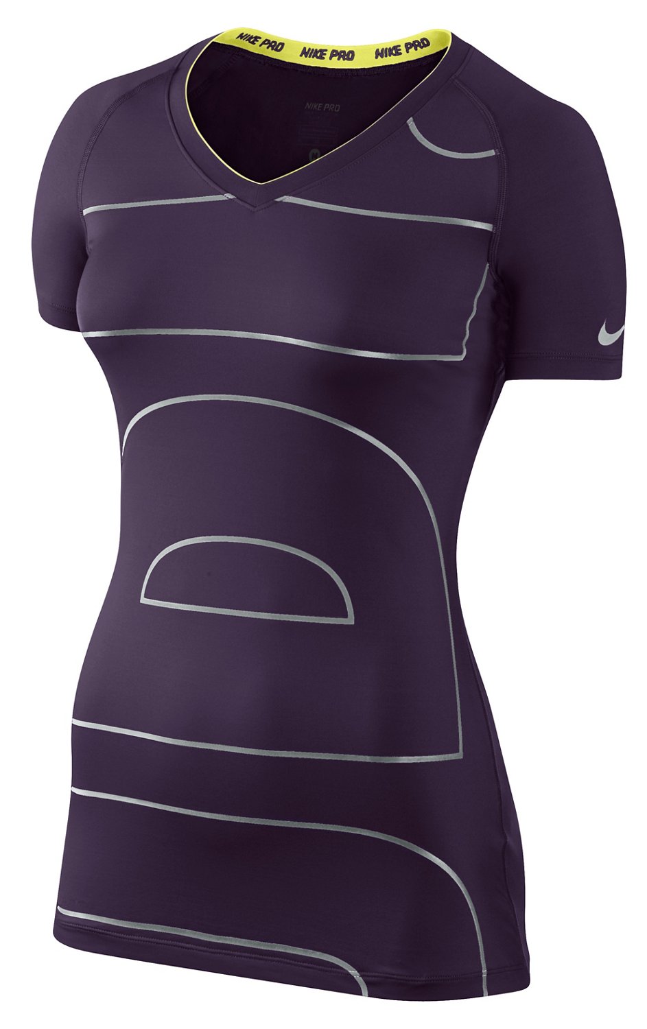 Nike Women's Pro Zip Zam Short Sleeve Top