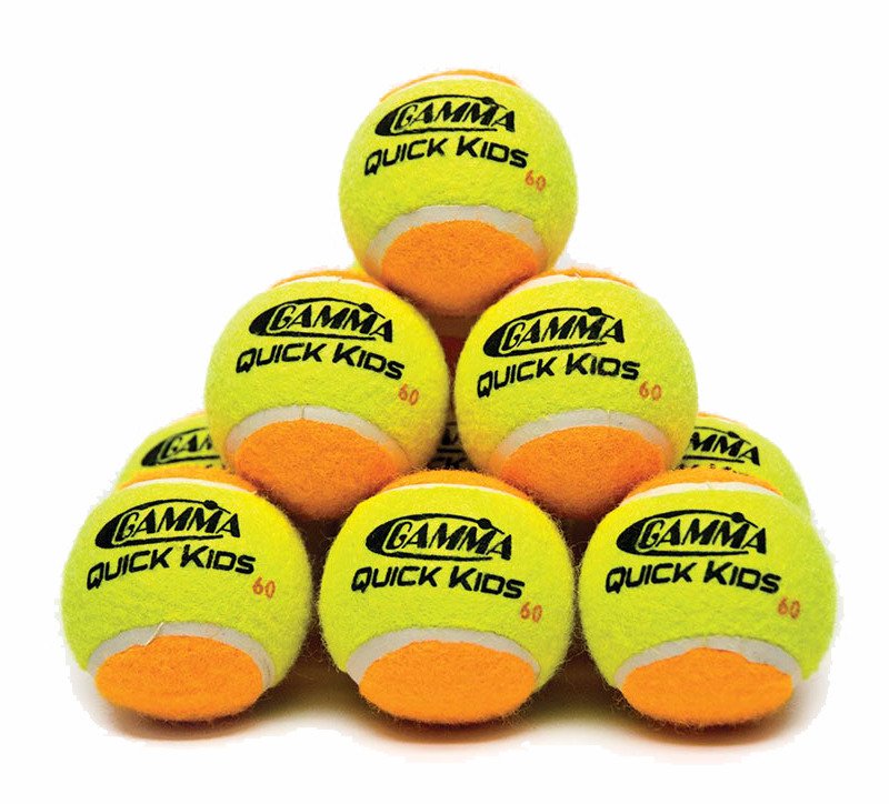 Gamma Quick Kids' 60 Tennis Balls 12-Pack