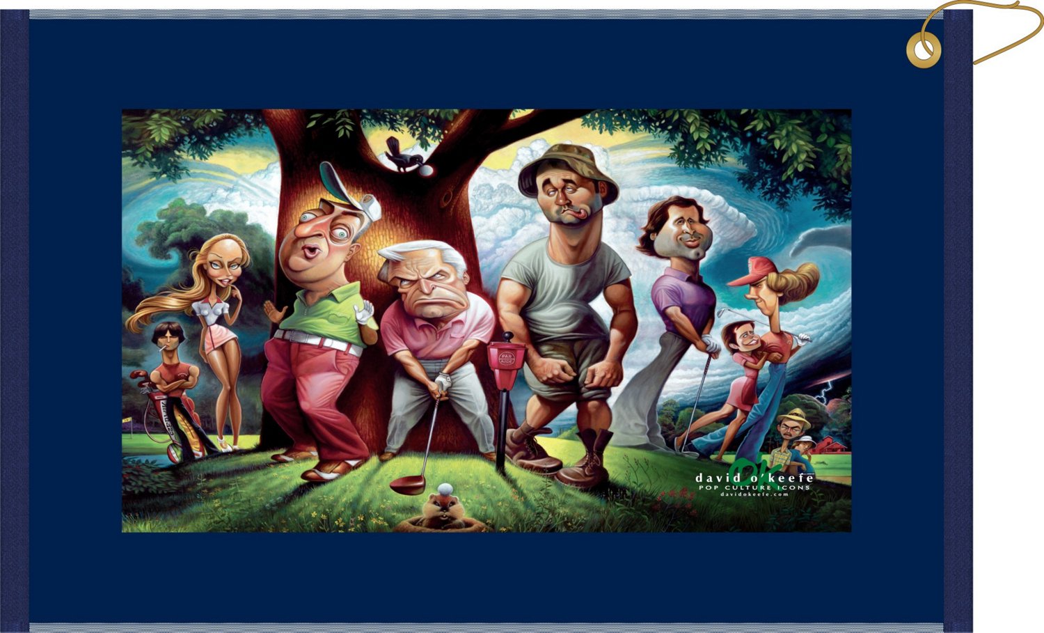 Bag Boy Bushwood - A Tribute To Caddyshack Golf Towel