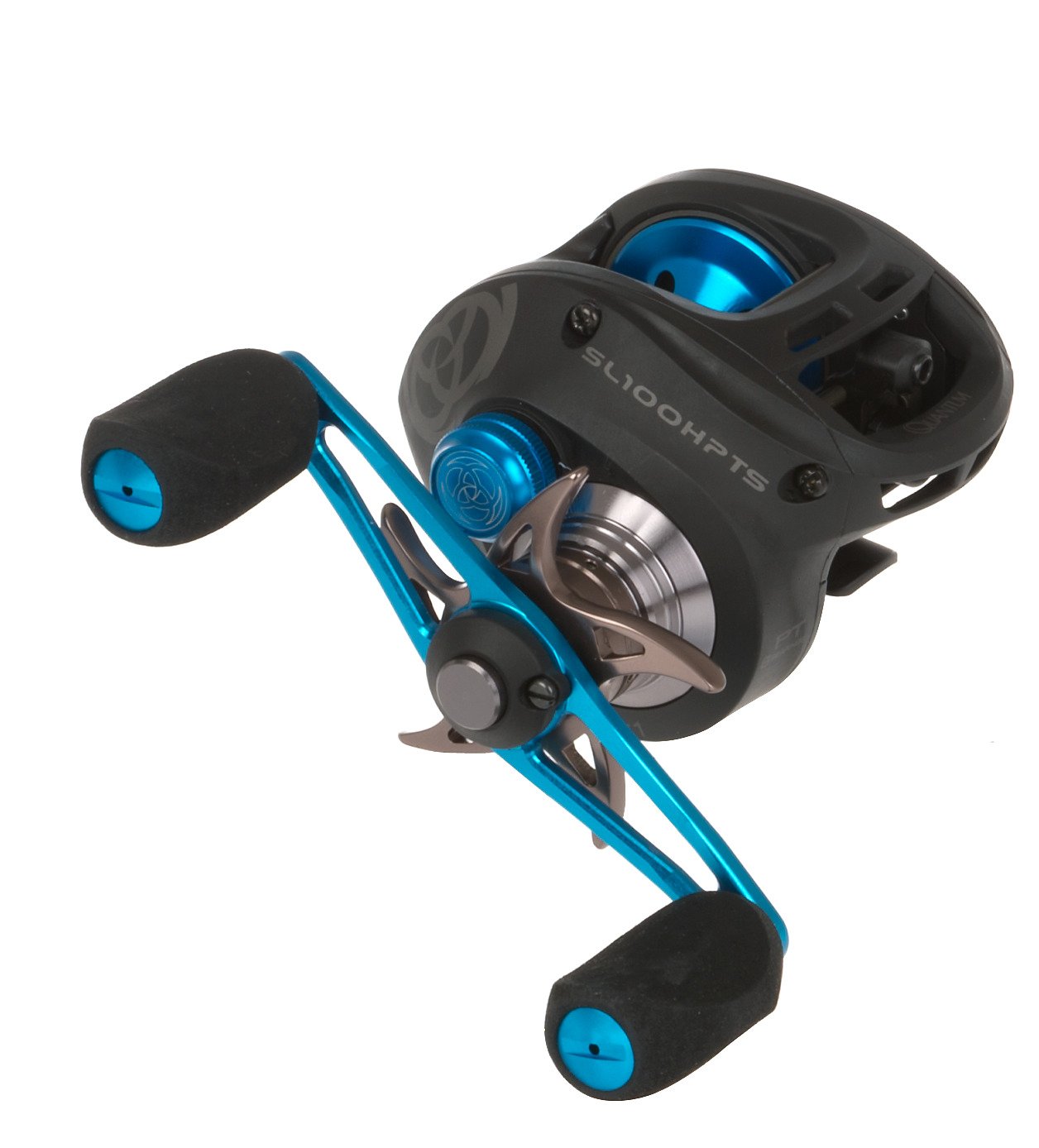 Quantum PTs Smoke Inshore Low-Profile Baitcast Reel Right-handed