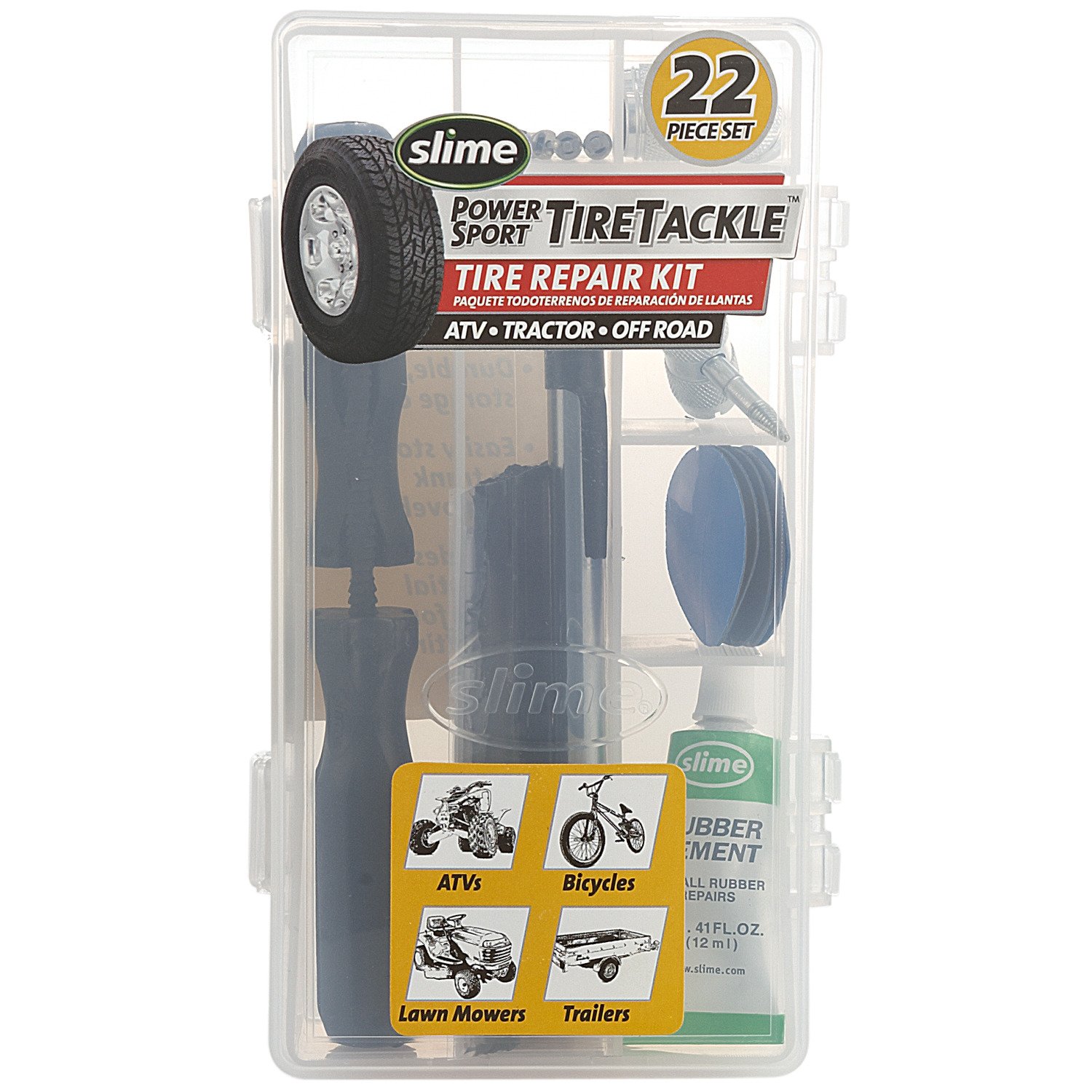 Slime Power Sport Medium Tire Tackle Tire Repair Kit
