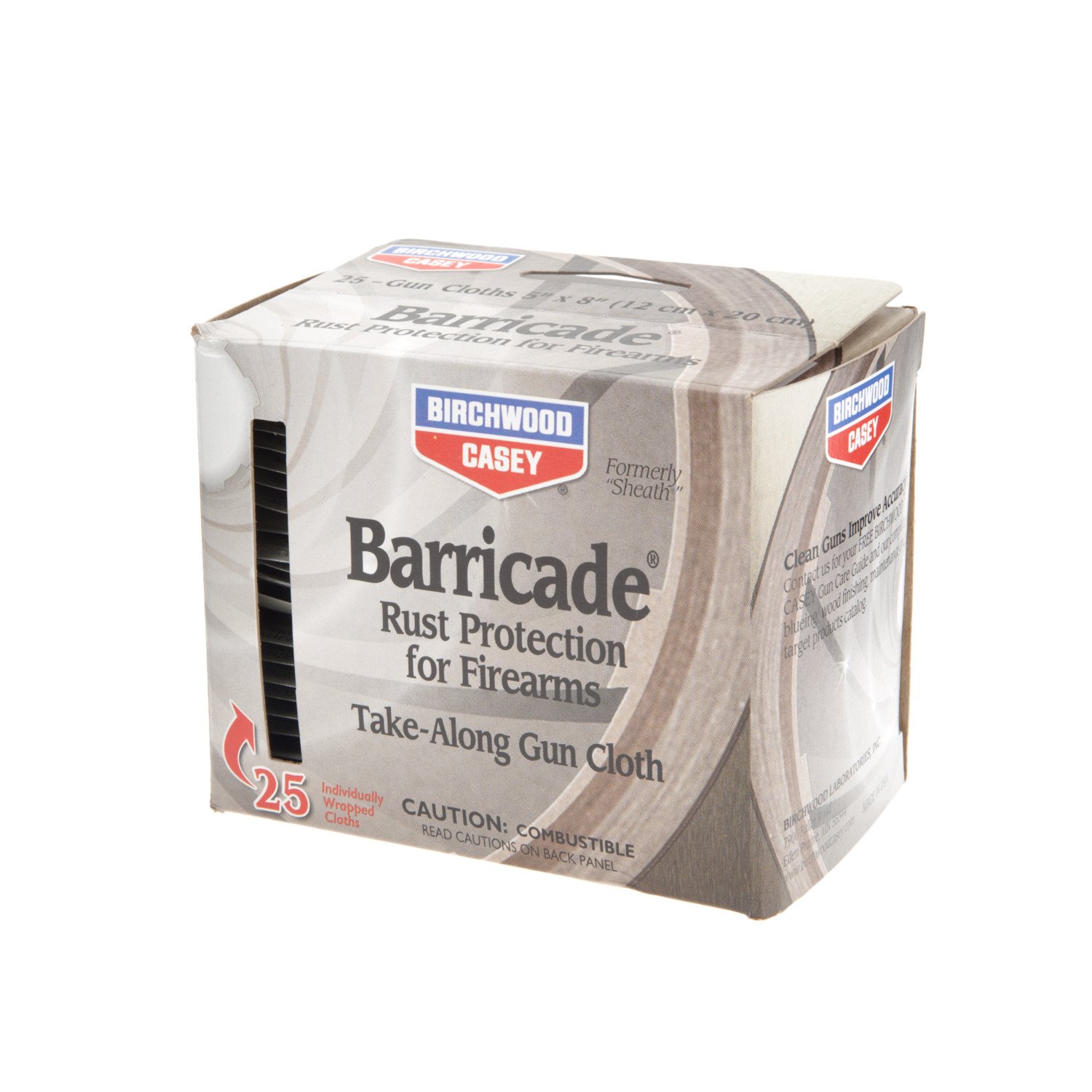Birchwood Casey® Barricade® Take-Along Gun Cloths 25-Pack