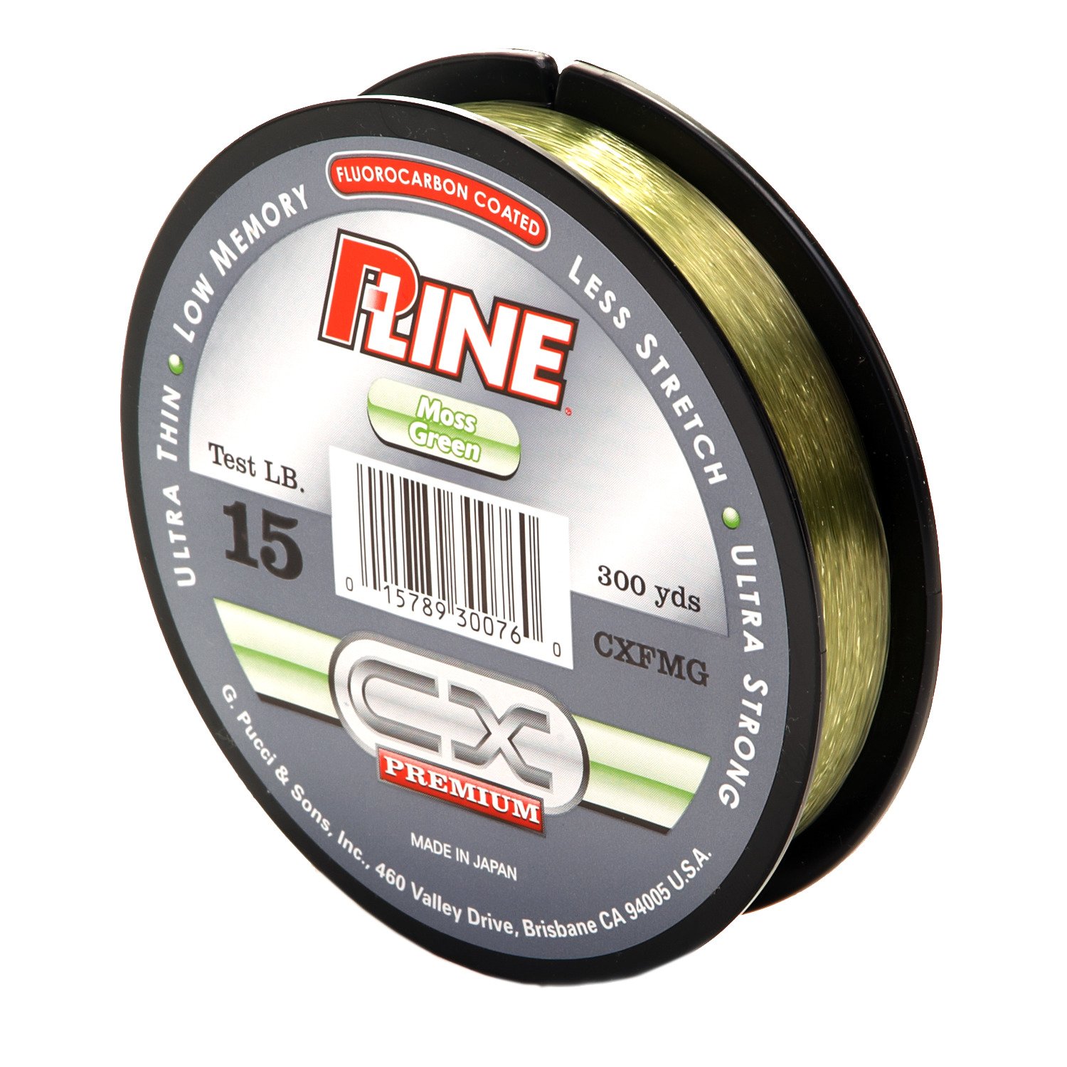 P-Line® CX Premium 15 lb. - 300 yards Fluorocarbon Fishing Line thumbnail