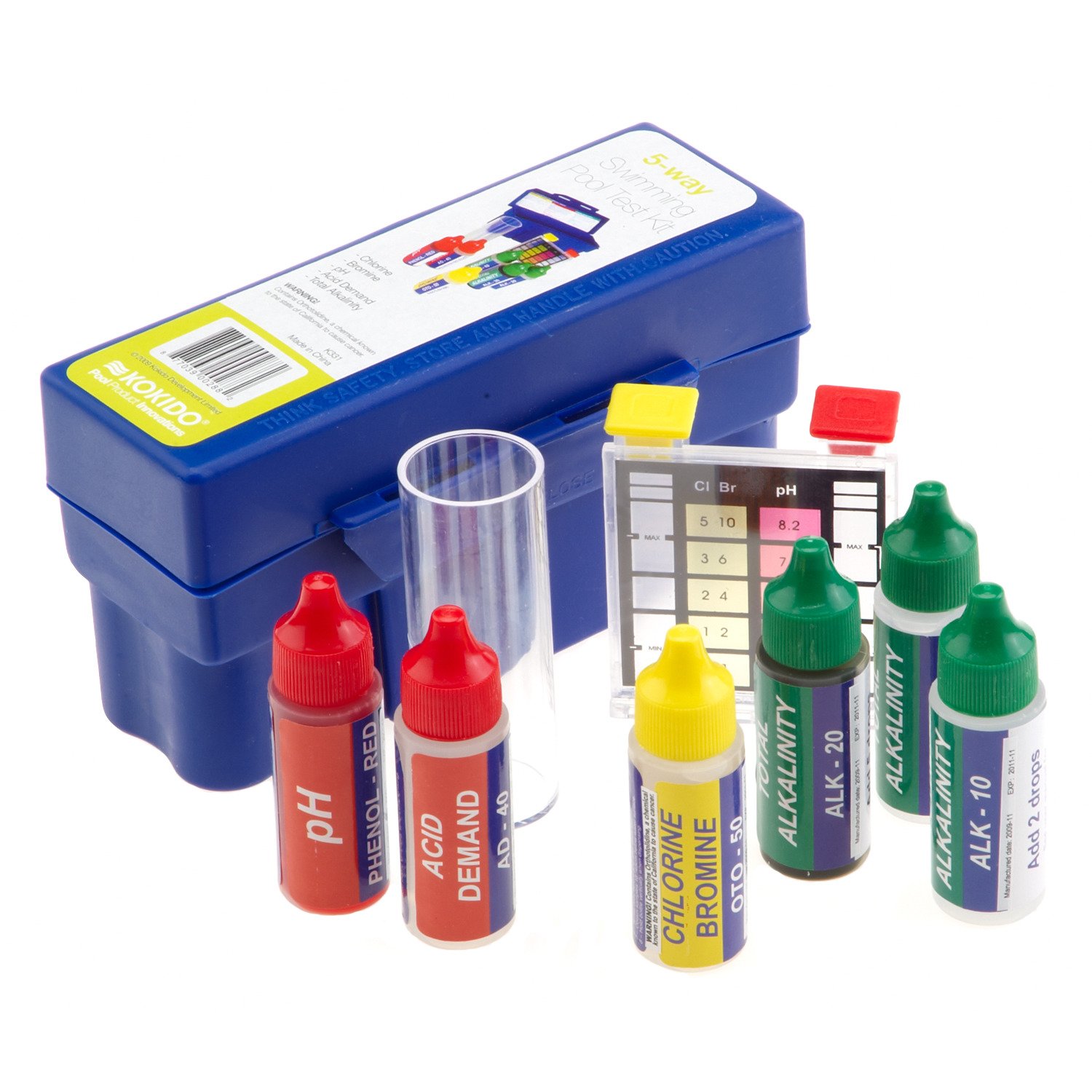 Kokido 5-Way Reagent Swimming Pool Test Kit
