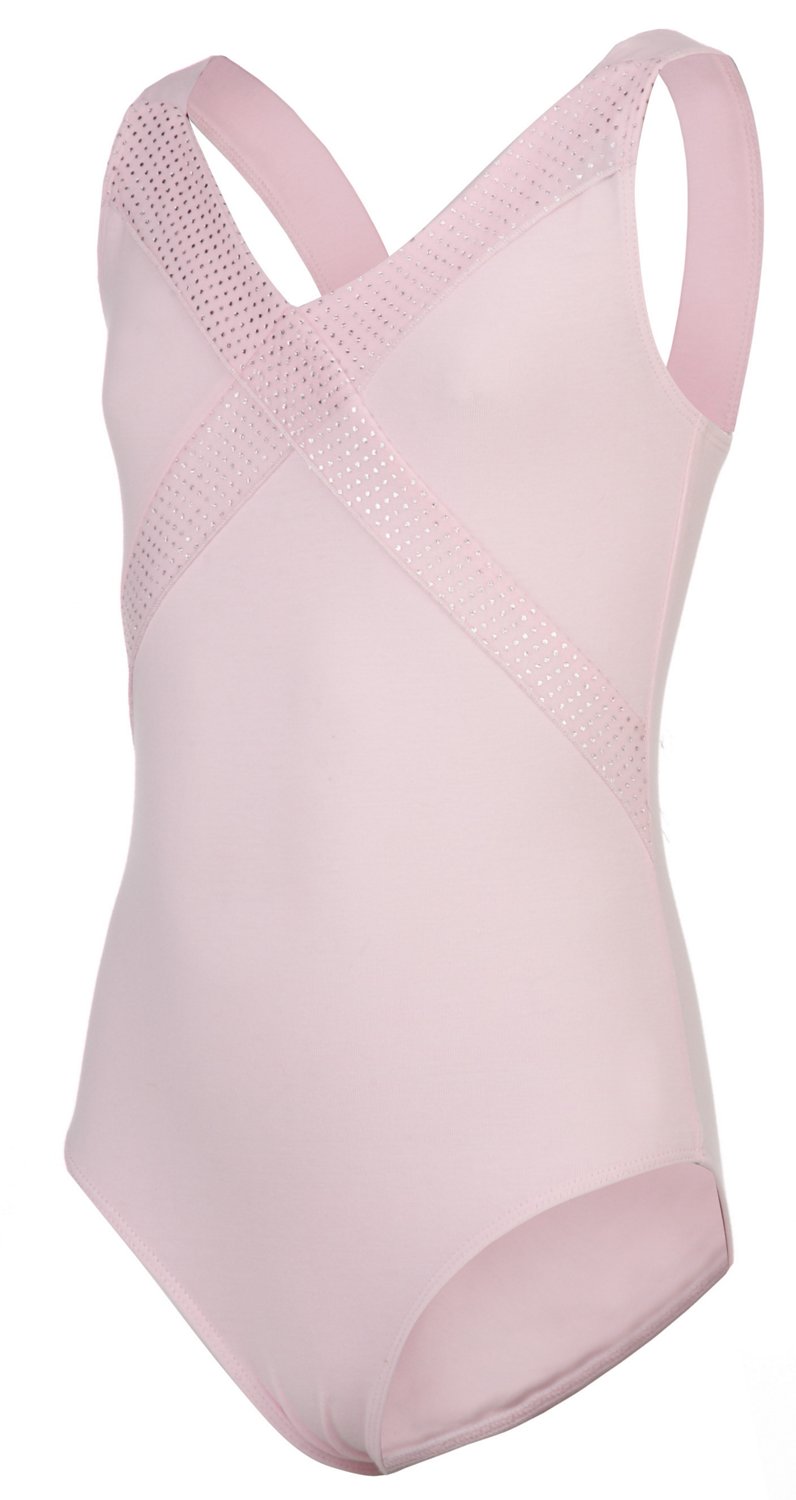 Capezio® Girls' Future Star Pin Dot Perfect Tank Leotard thumbnail