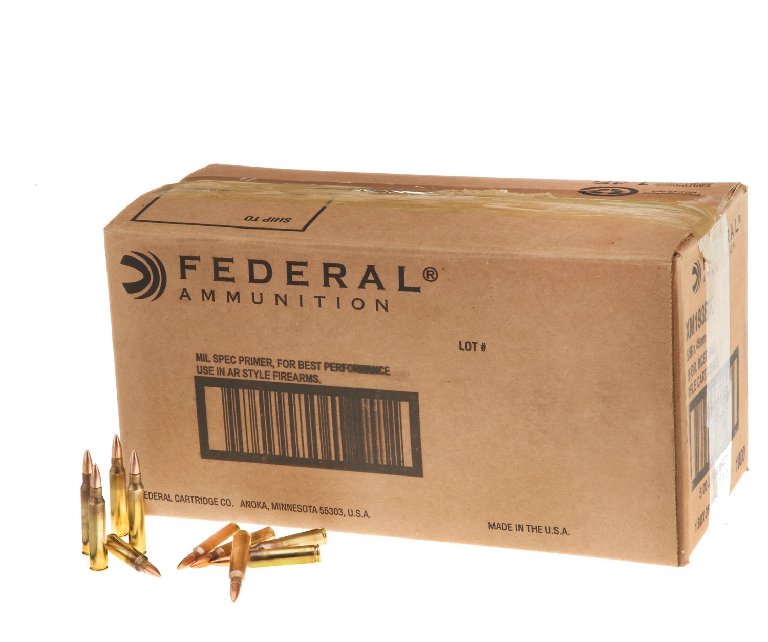 Federal Premium® 5.56 x 45mm 55-Grain Centerfire Handgun Ammunition
