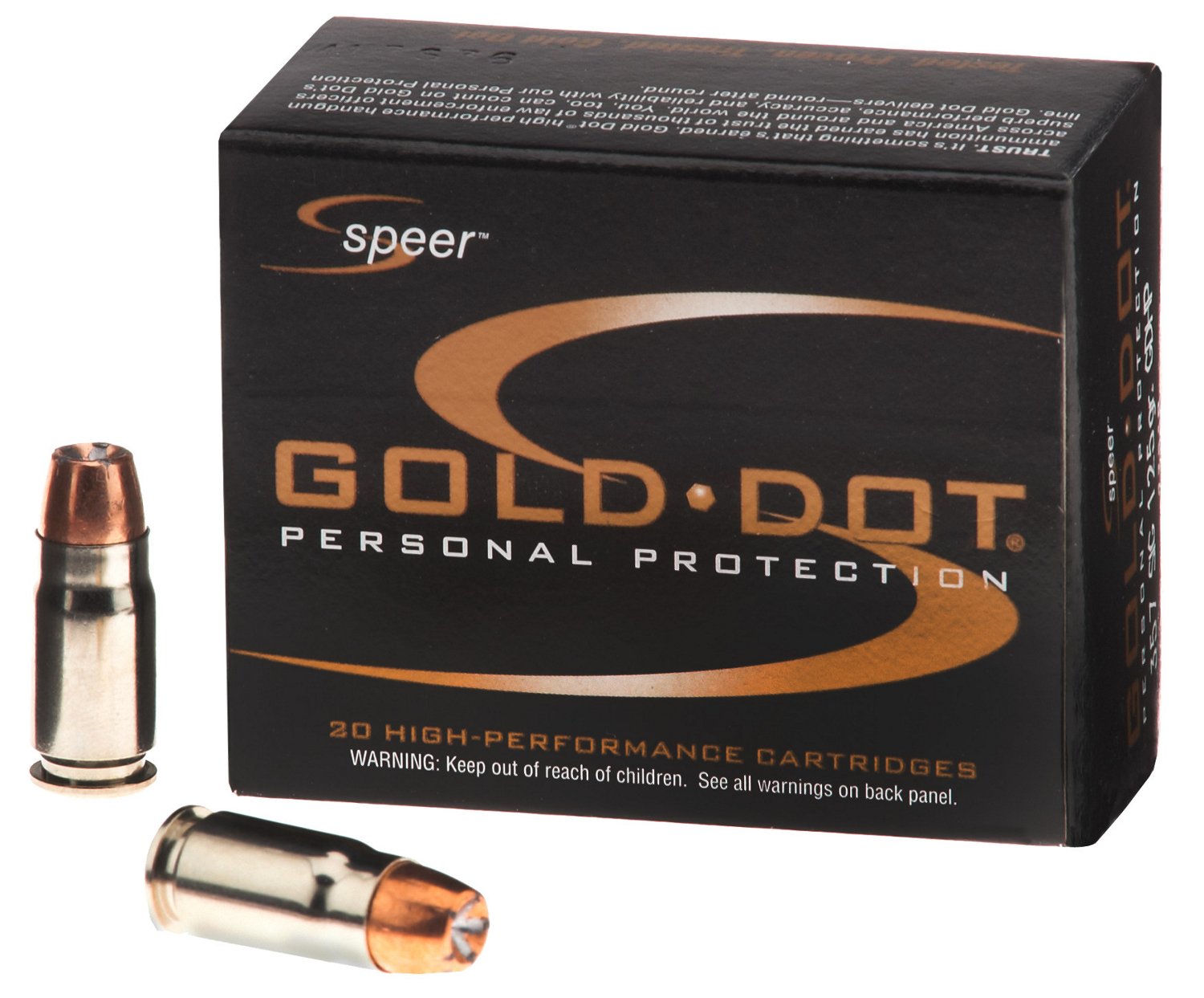 Speer® Gold Dot Personal Protection .357 Sig 125-Grain Handgun Ammunition