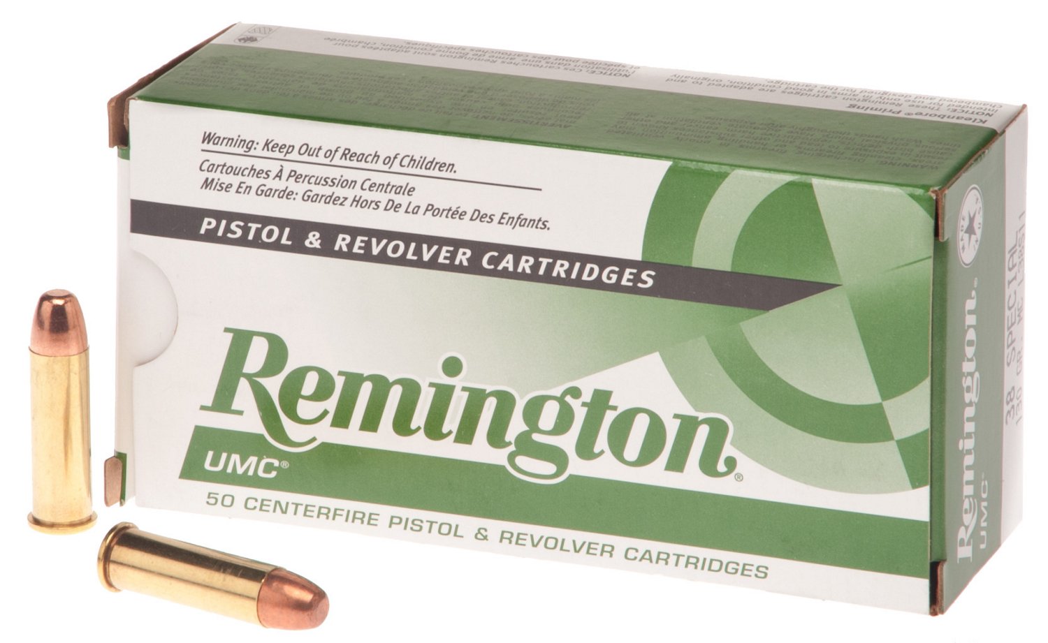 Remington UMC® .38 Special Magnum 130-Grain Centerfire Handgun Ammunition