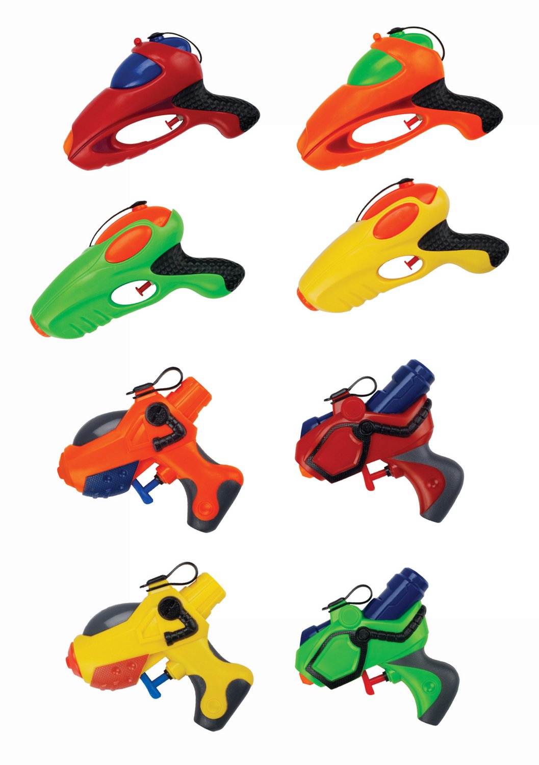 Banzai Big Blast Battlepack Water Pistols 8-Pack
