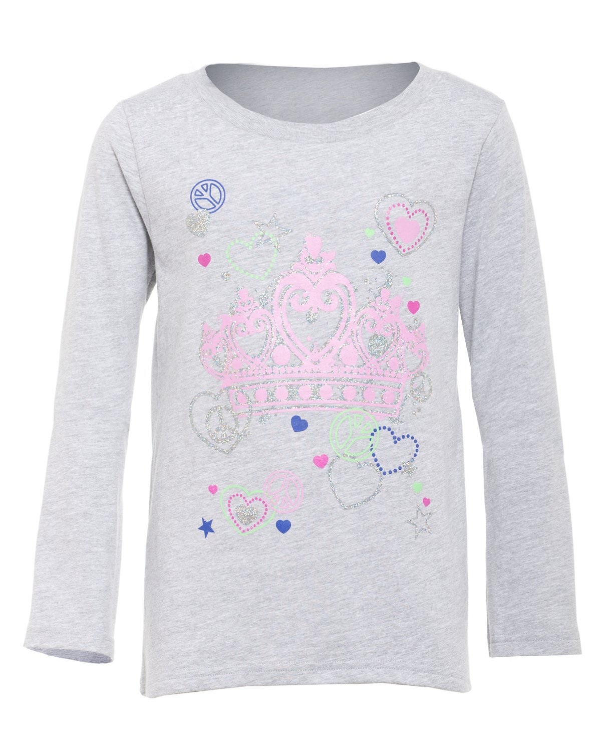 BCG Girls' Long Sleeve Crew Neck T-shirt