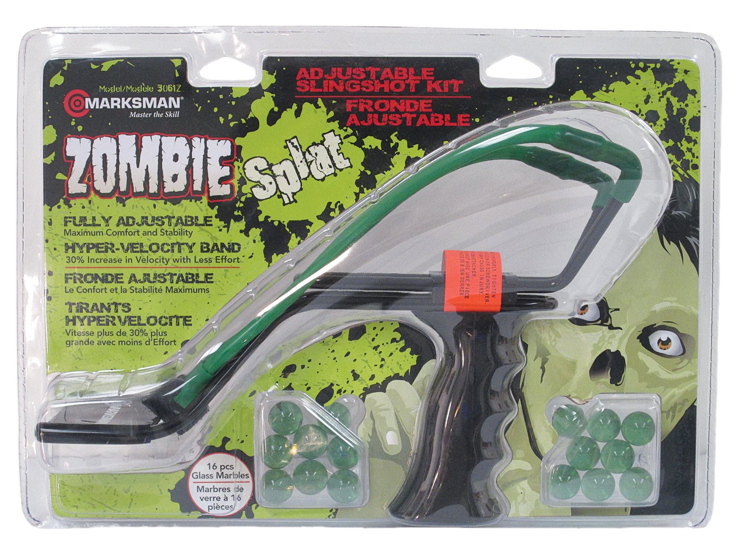 Marksman Zombie Splat Adjustable Slingshot