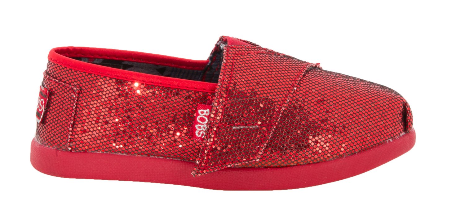 SKECHERS Girls' Bobs World Sparkle Casual Shoes