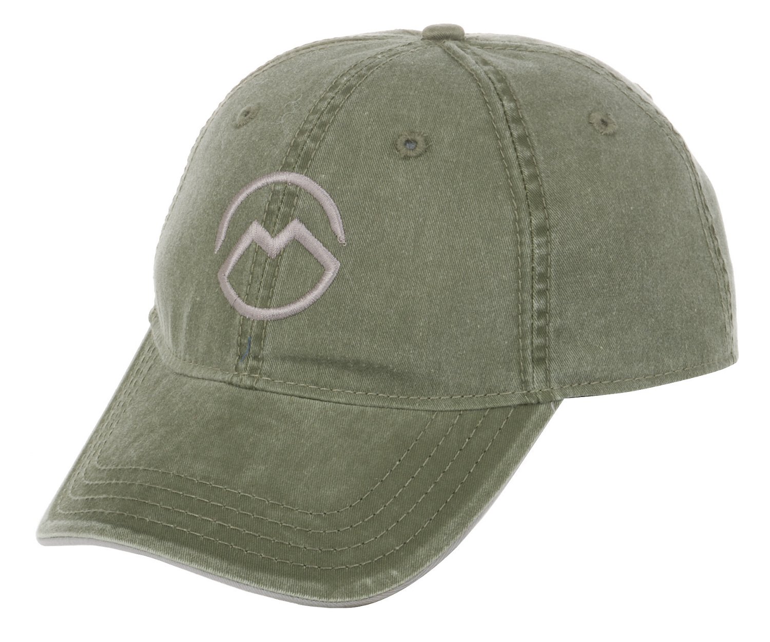 Magellan Outdoors Men's Solid Twill Crooked M Cap