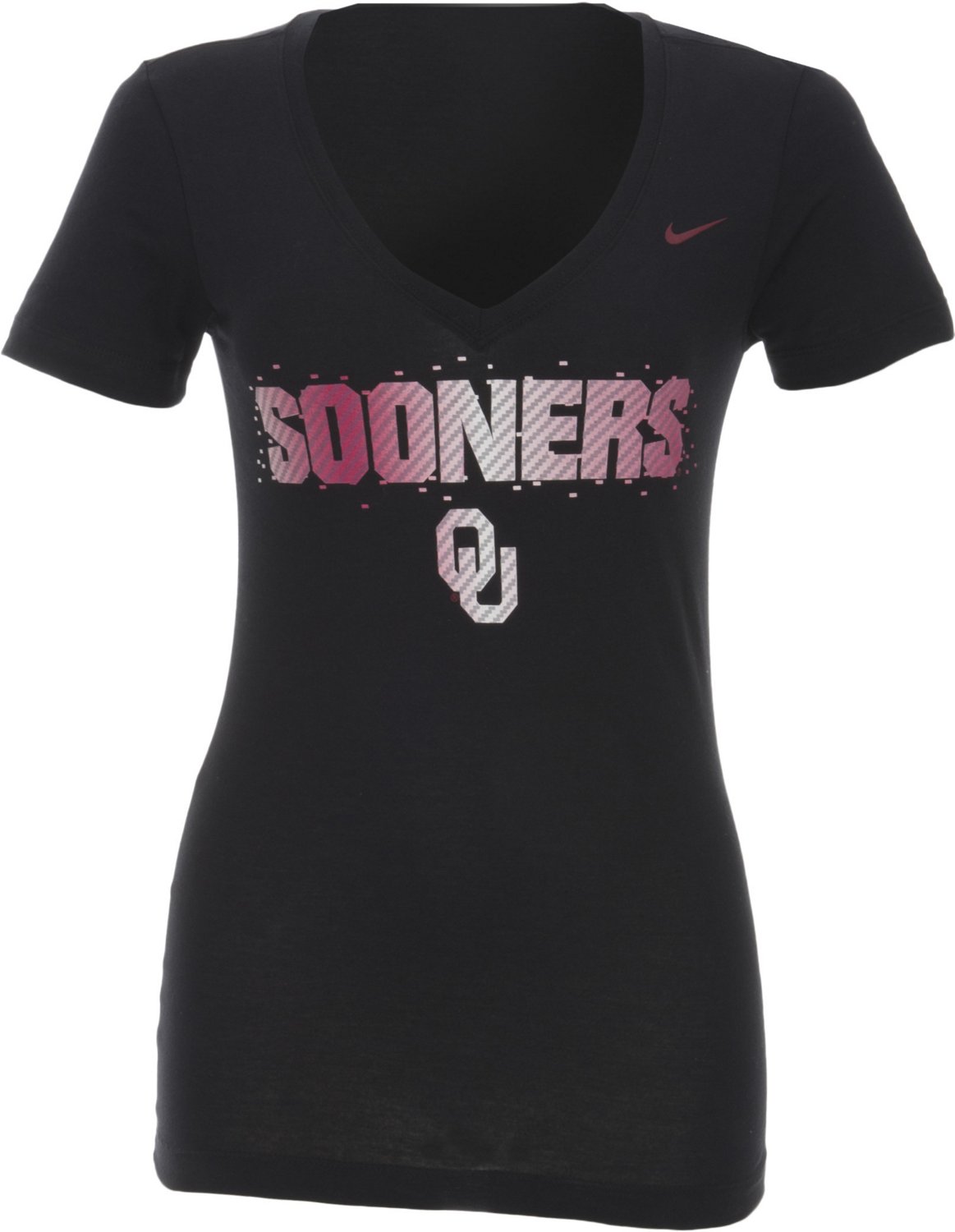 Nike Women's University of Oklahoma All Purpose Seasonal V-neck T-shirt