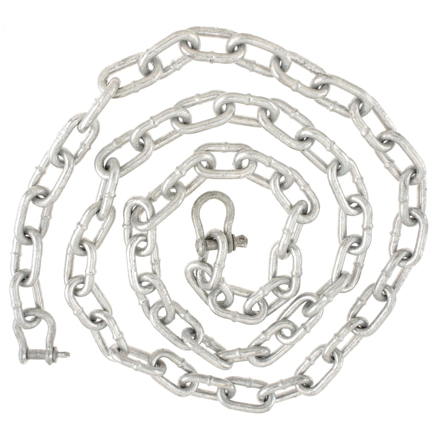 Danforth® Galvanized Anchor Chain and Shackle
