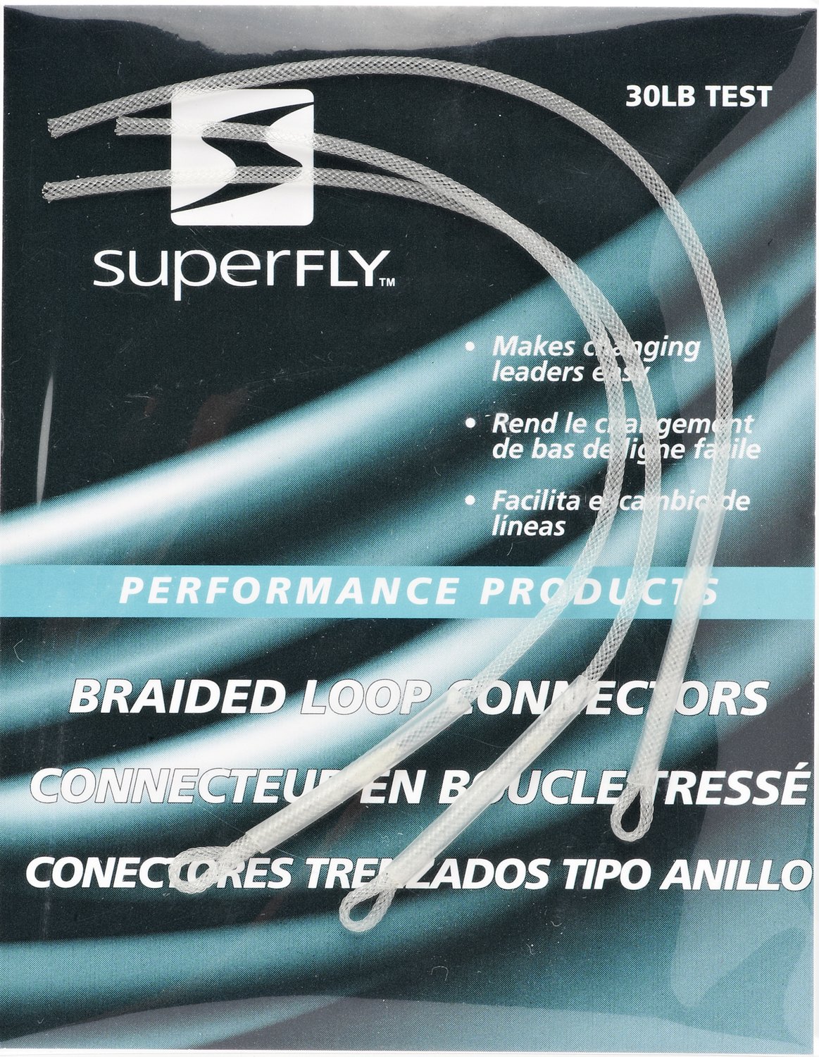 Superfly™ White Braided Loop Connectors 2-Pack