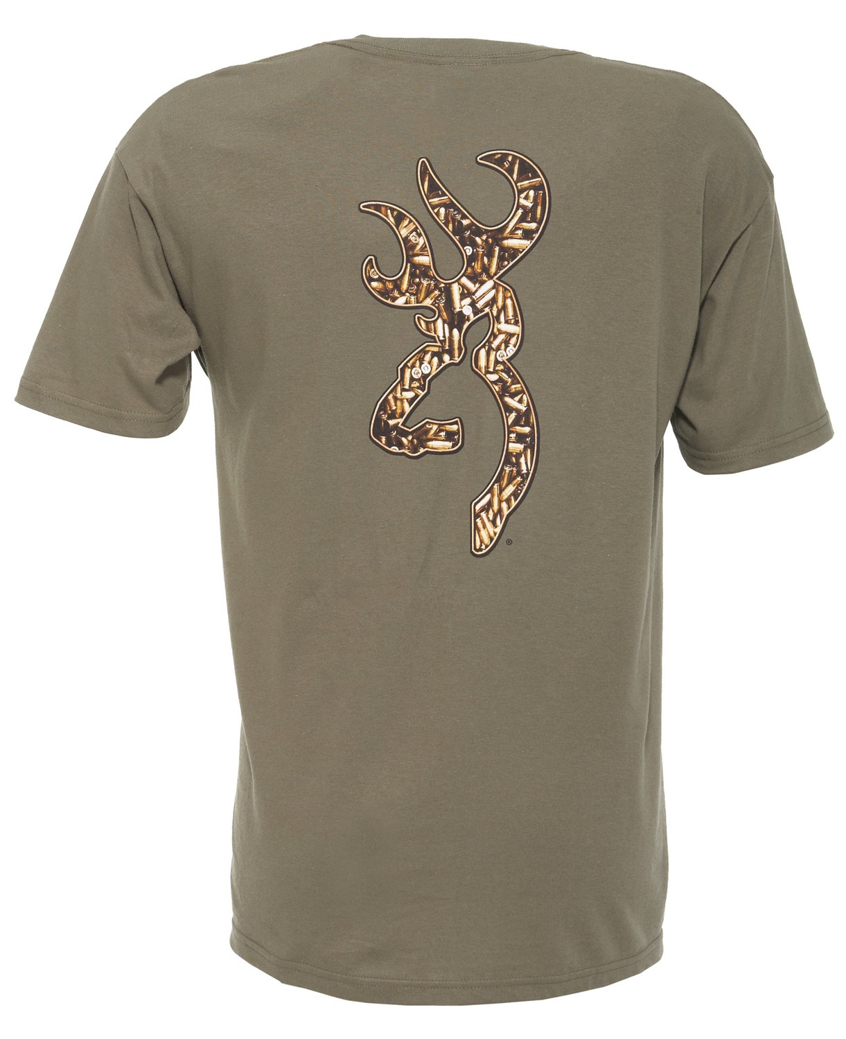 Browning Men's Buckmark Shells Short Sleeve Graphic T-shirt