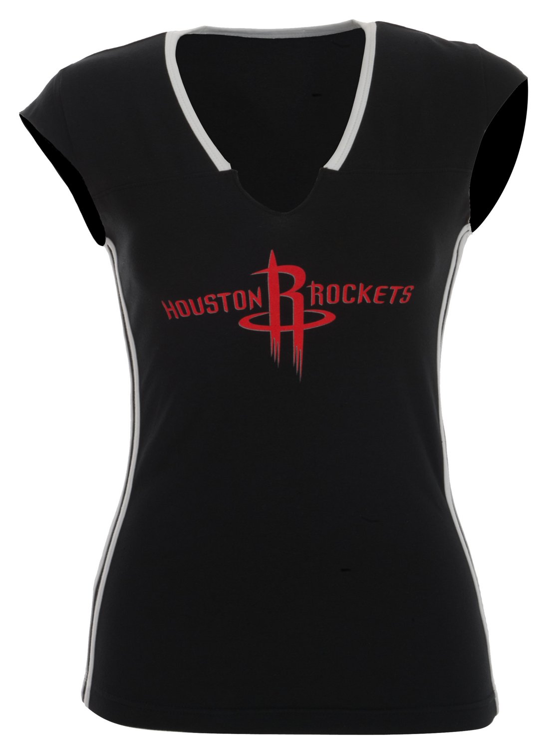 adidas Women's Houston Rockets Split Neck T-shirt