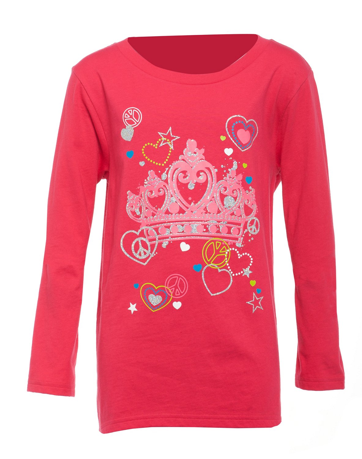 BCG Girls' Long Sleeve Crew Neck T-shirt