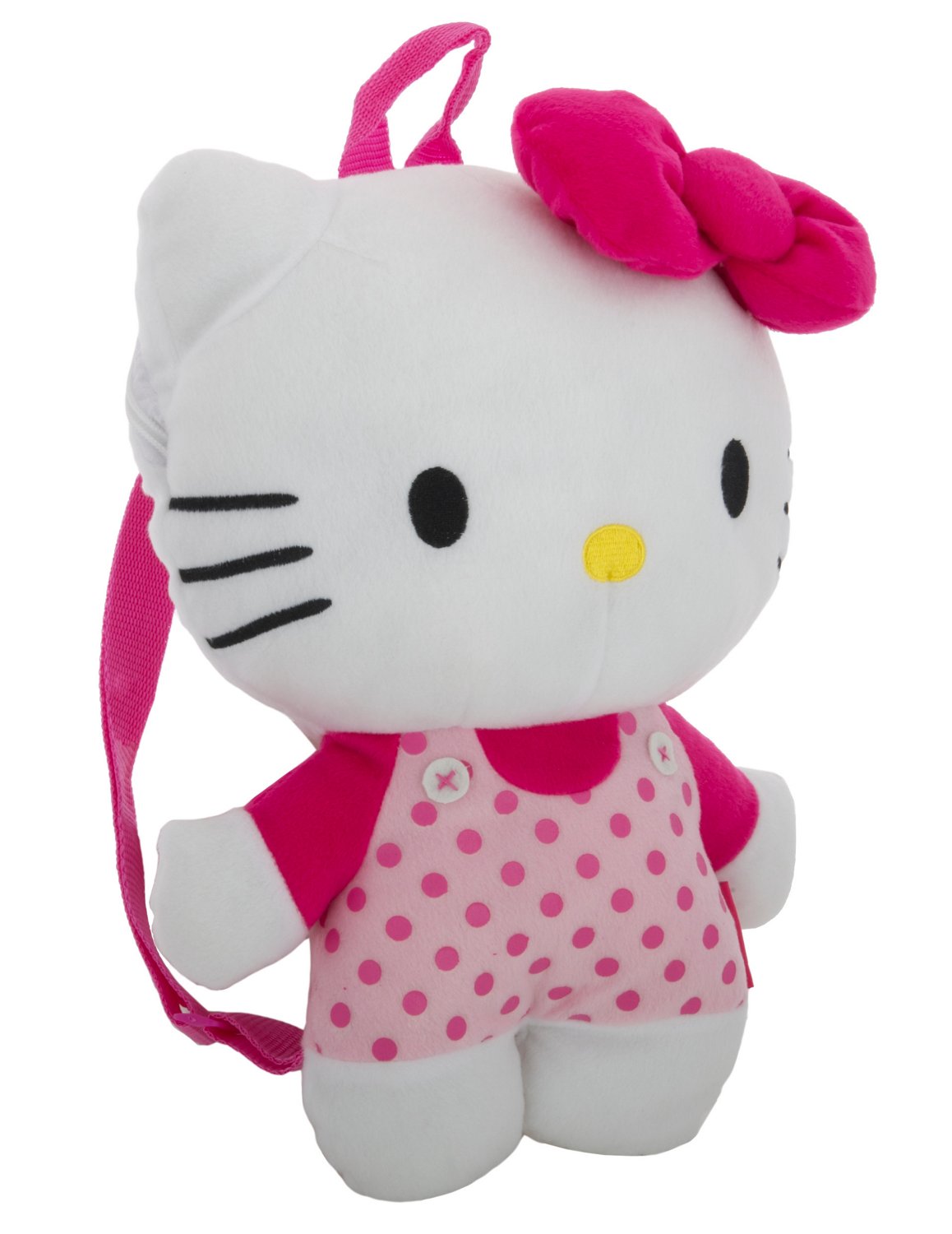 Hello Kitty Girls' Plush Backpack