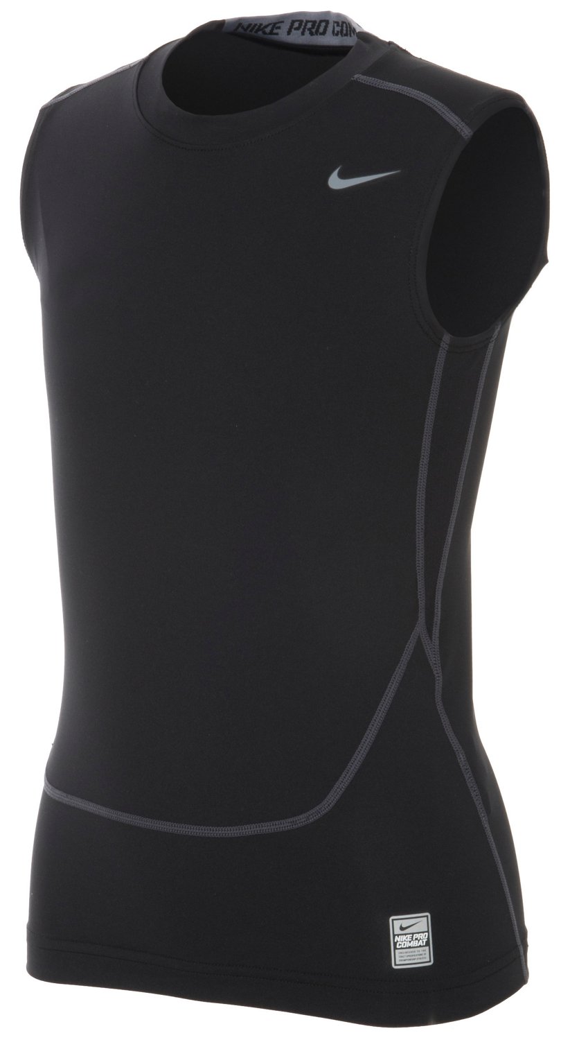 Nike Boys' Pro Combat Core Compression Sleeveless T-shirt
