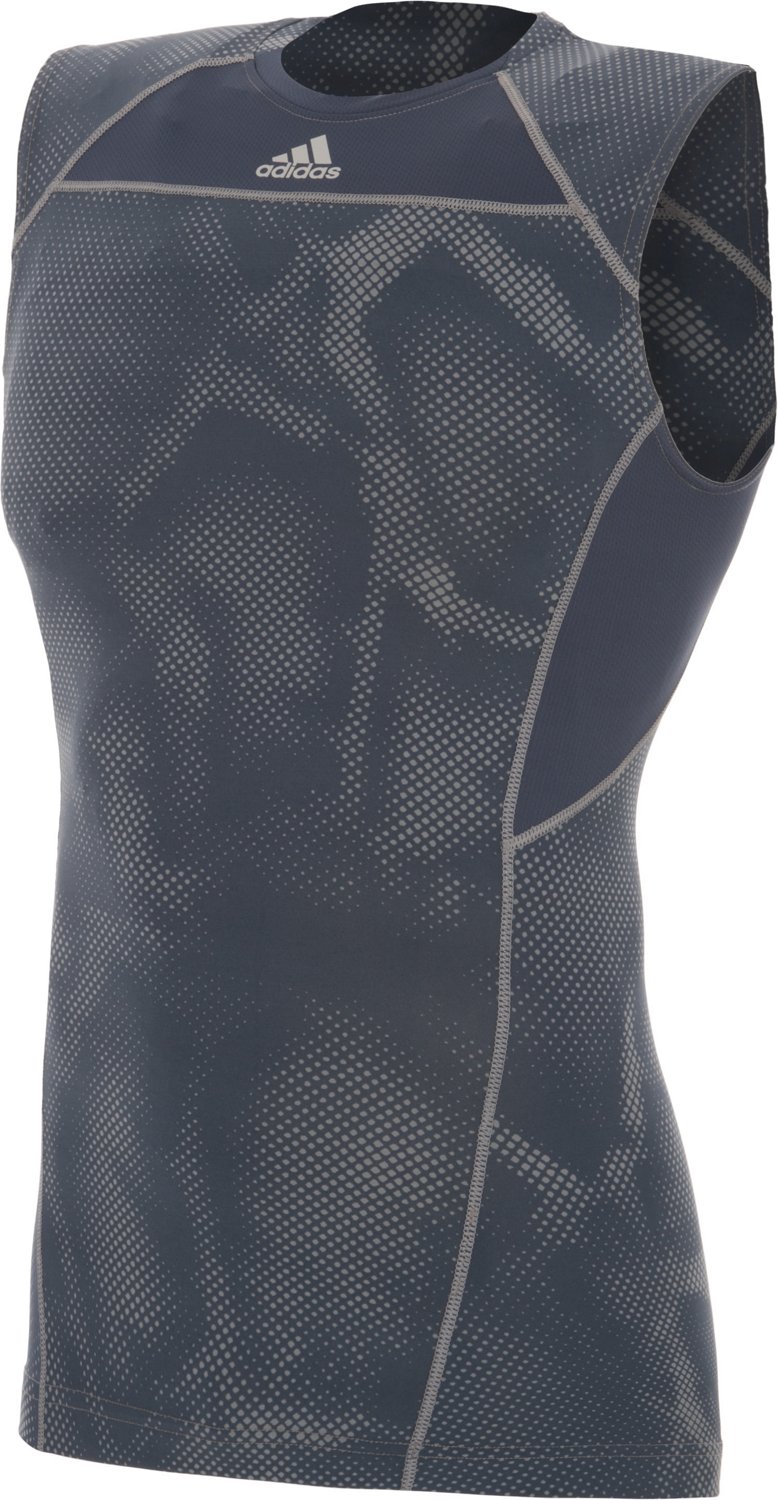 adidas Men's techfit Compression Sting Sleeveless T-shirt