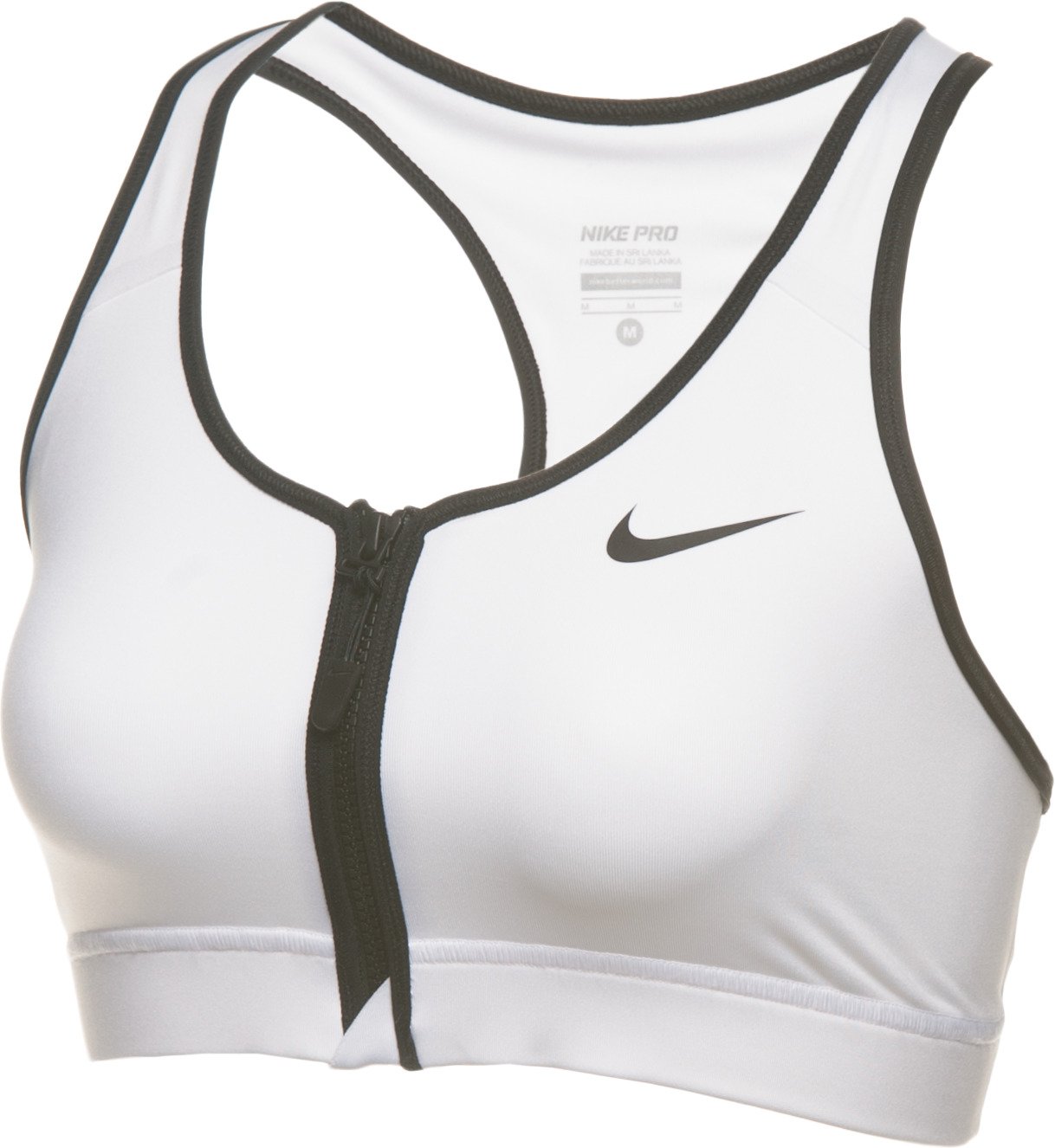 Nike Women's Pro Zip Front Sports Bra
